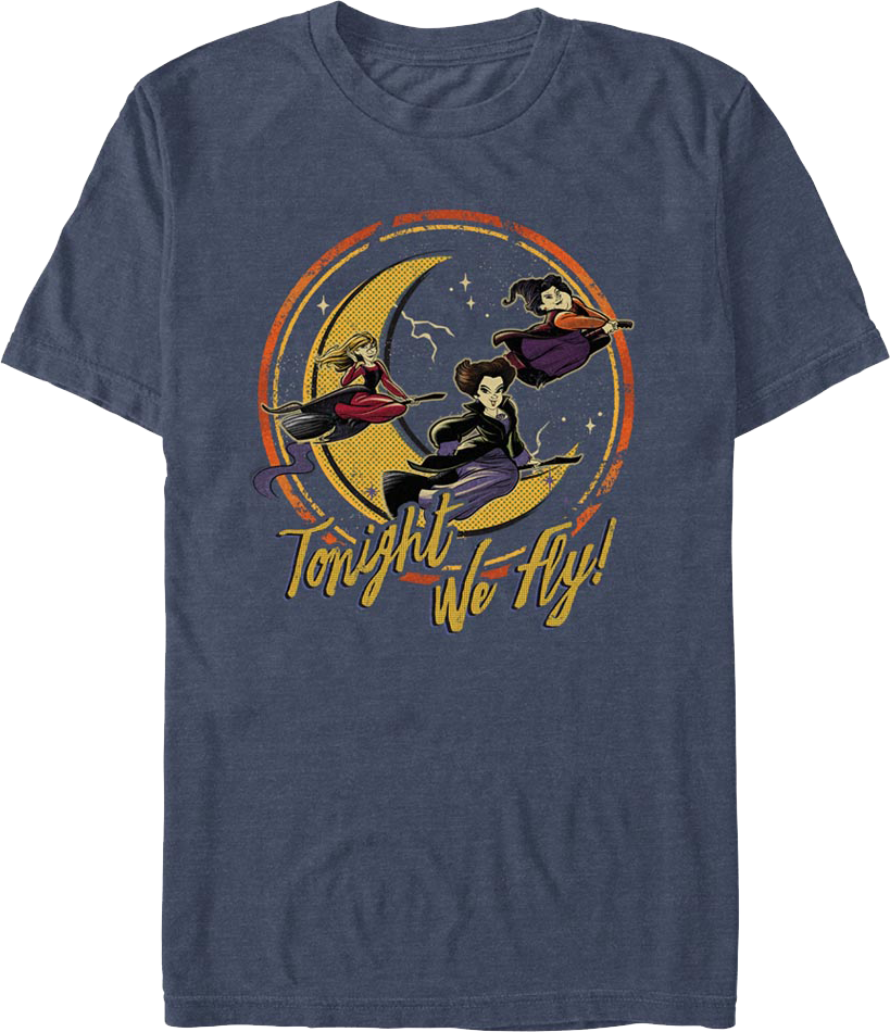 Tonight We Fly Hocus Pocus T-Shirt Hoodie, Sweatshirt | CiraTrend.com (Image 1)