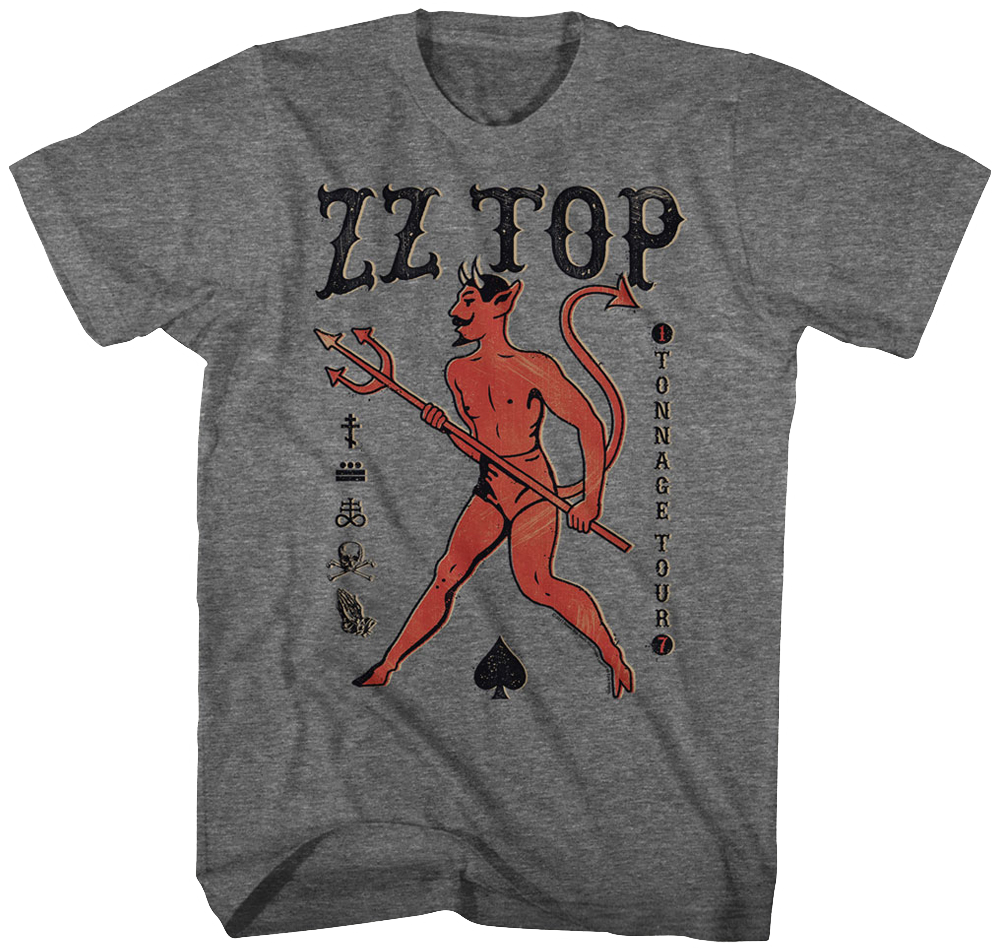 Tonnage Tour ZZ Top T-Shirt Hoodie, Sweatshirt | CiraTrend.com (Image 1)