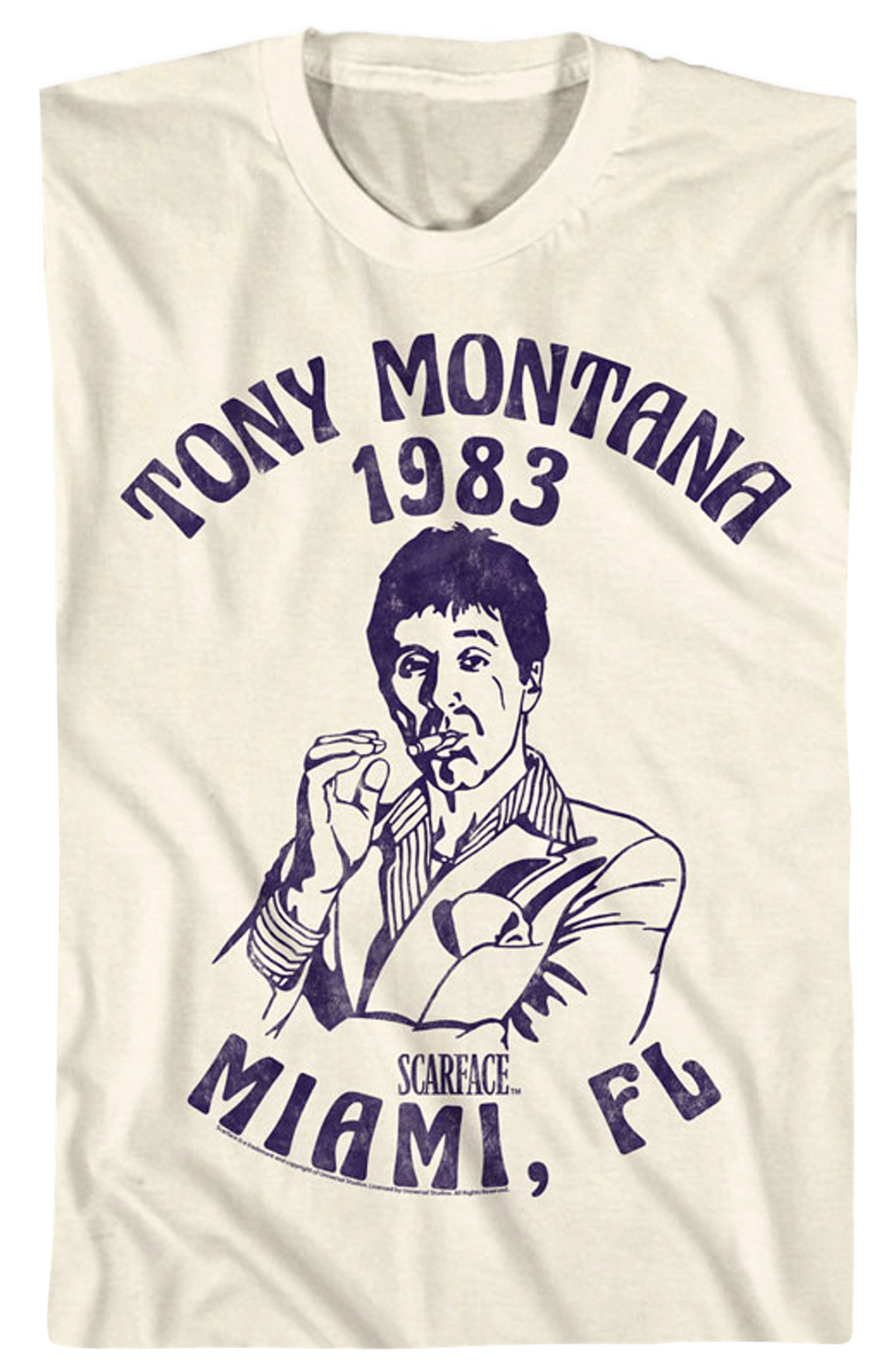 Tony Montana 1983 Scarface T-Shirt Hoodie, Sweatshirt | CiraTrend.com (Image 2)