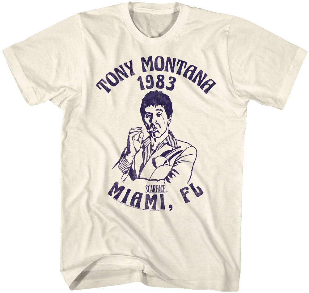 Tony Montana 1983 Scarface T-Shirt Hoodie, Sweatshirt | CiraTrend.com (Image 1)