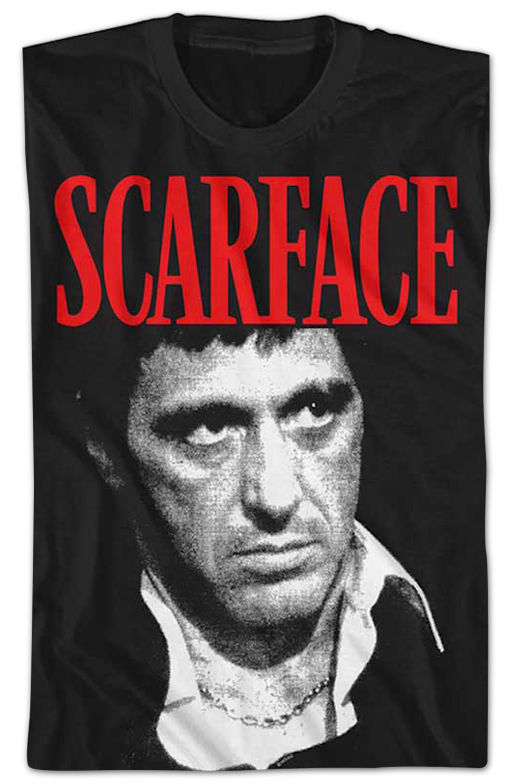 Tony Montana Close-Up Scarface T-Shirt Hoodie, Sweatshirt | CiraTrend.com (Image 2)