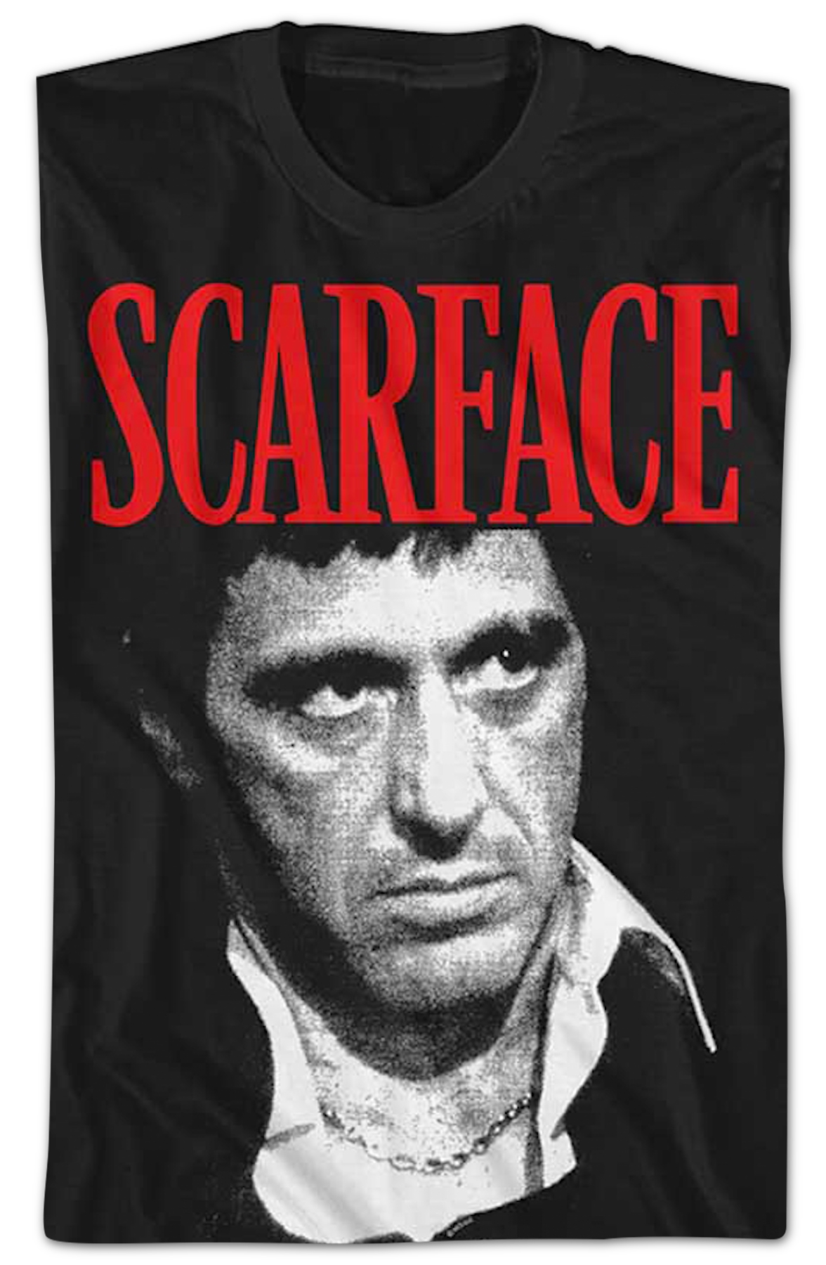 Tony Montana Close-Up Scarface T-Shirt Hoodie, Sweatshirt | CiraTrend.com (Image 2)