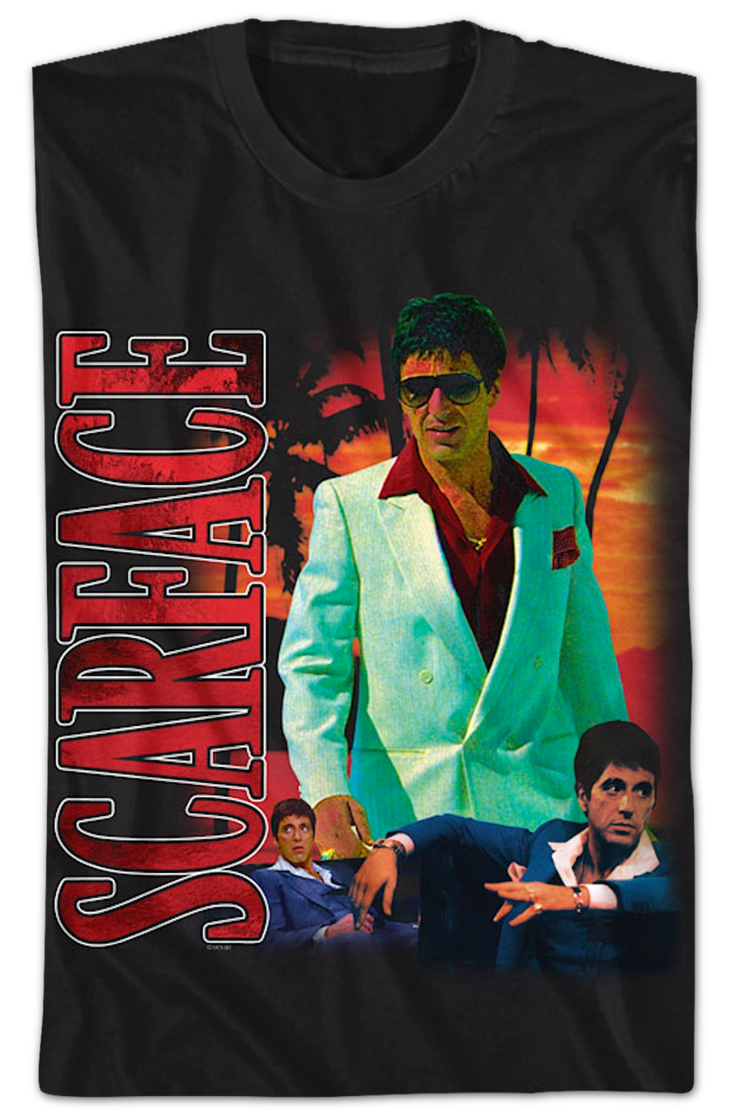 Tony Montana Collage Scarface T-Shirt Hoodie, Sweatshirt | CiraTrend.com (Image 2)