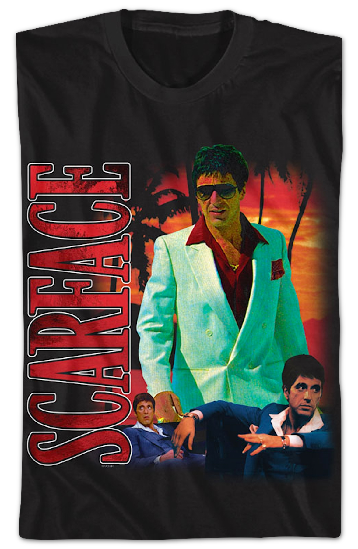 Tony Montana Collage Scarface T-Shirt Hoodie, Sweatshirt | CiraTrend.com (Image 2)
