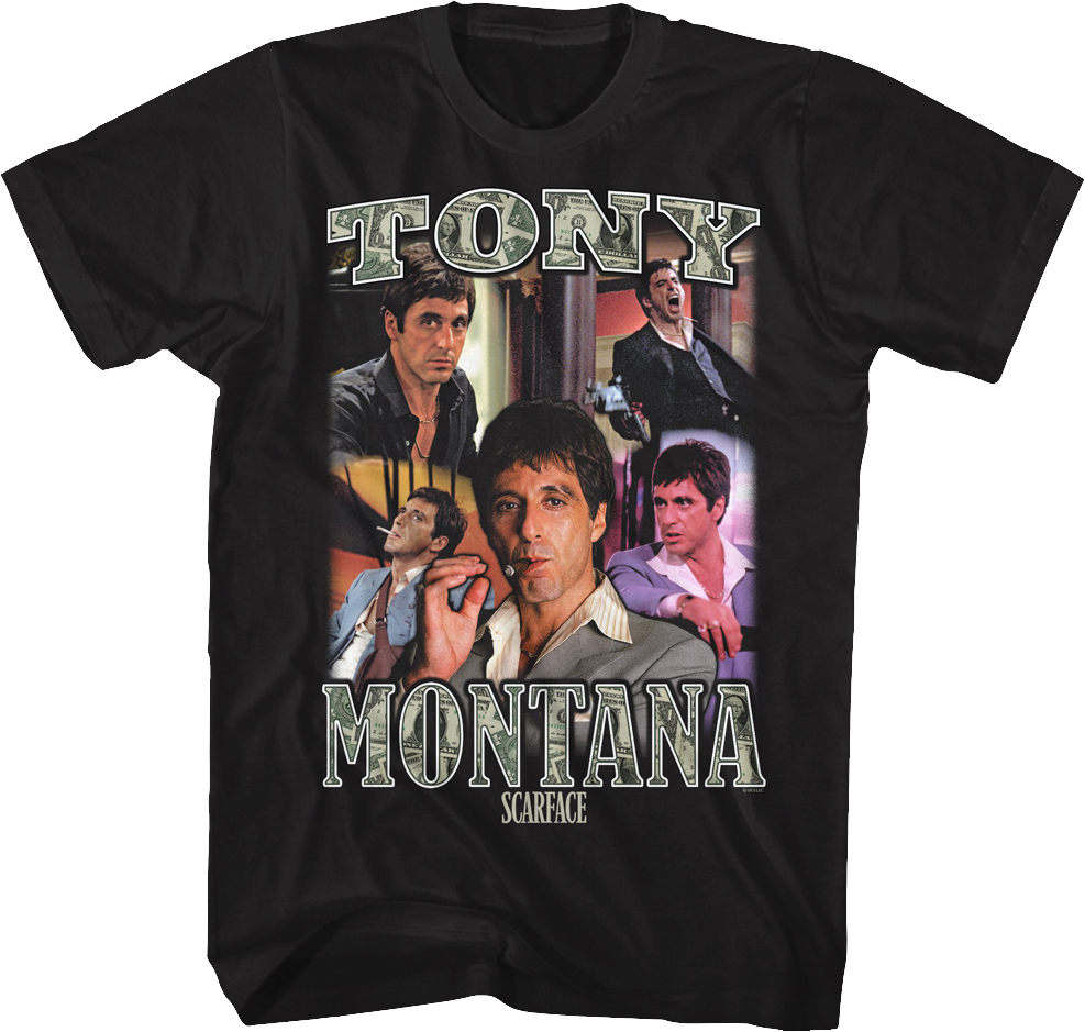Tony Montana Make The Money Scarface T-Shirt Hoodie, Sweatshirt | CiraTrend.com (Image 1)
