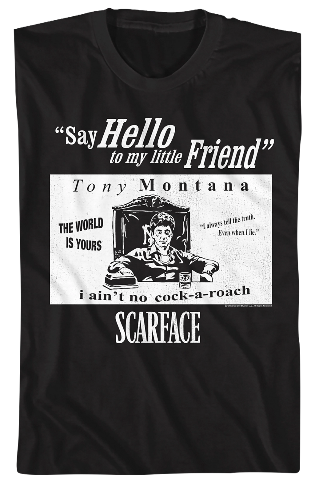 Tony Montana Quotes Scarface T-Shirt Hoodie, Sweatshirt | CiraTrend.com (Image 2)