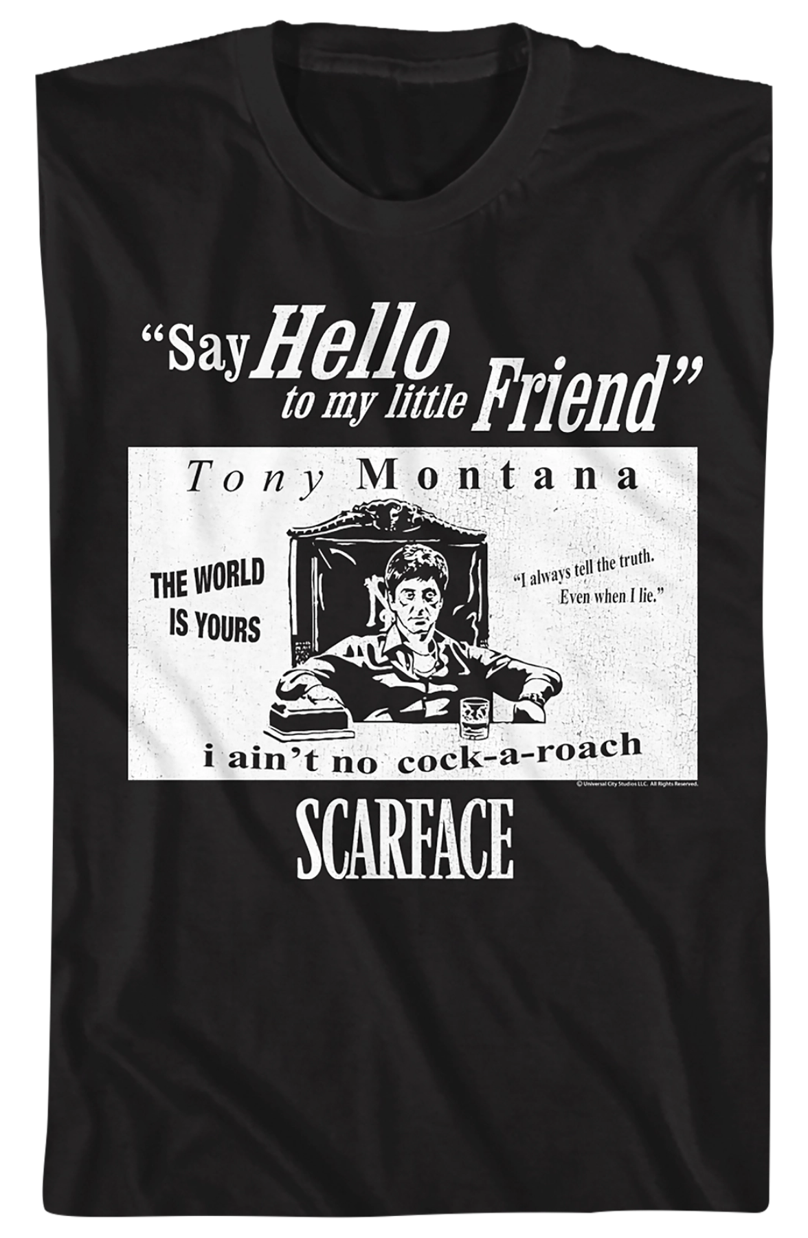 Tony Montana Quotes Scarface T-Shirt Hoodie, Sweatshirt | CiraTrend.com (Image 2)