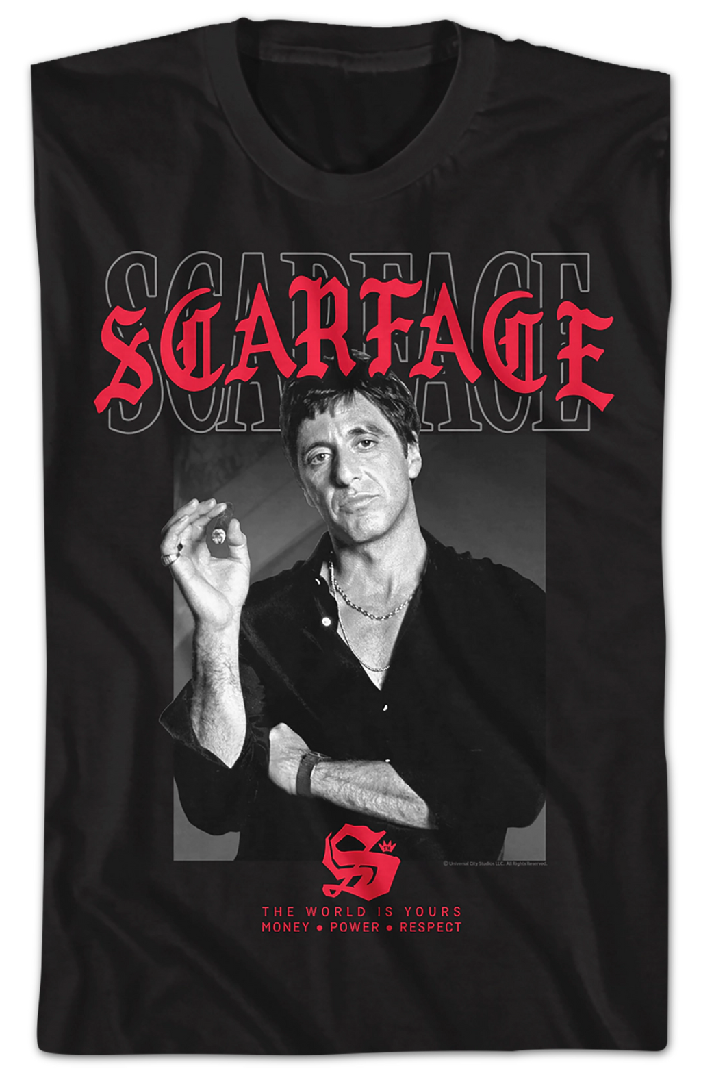 Tony Montana The World Is Yours Scarface T-Shirt Hoodie, Sweatshirt | CiraTrend.com (Image 2)