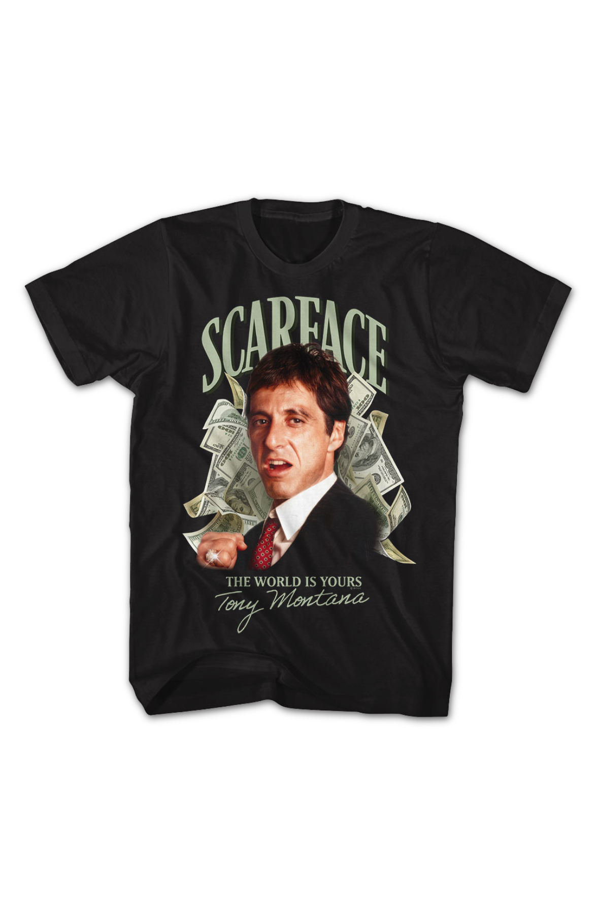 Tony Montana Money The World Is Yours Scarface T-Shirt Hoodie, Sweatshirt | CiraTrend.com (Image 2)