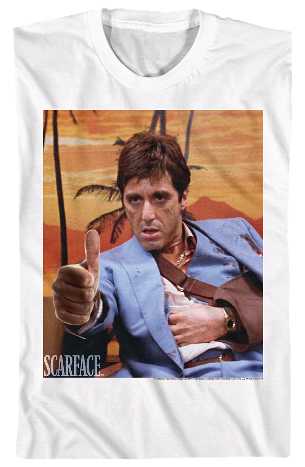 Tony Montana Thumbs Up Scarface T-Shirt Hoodie, Sweatshirt | CiraTrend.com (Image 2)