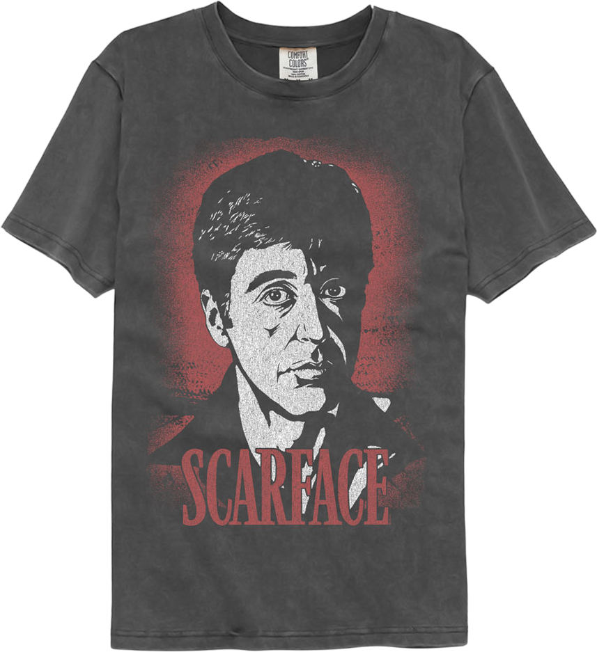 Tony Montana Vintage Scarface Comfort Colors Brand T-Shirt Hoodie, Sweatshirt | CiraTrend.com (Image 1)