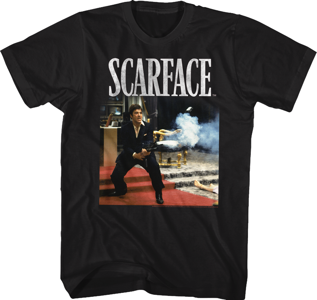 Tony Montana's Little Friend Scarface T-Shirt Hoodie, Sweatshirt | CiraTrend.com (Image 1)
