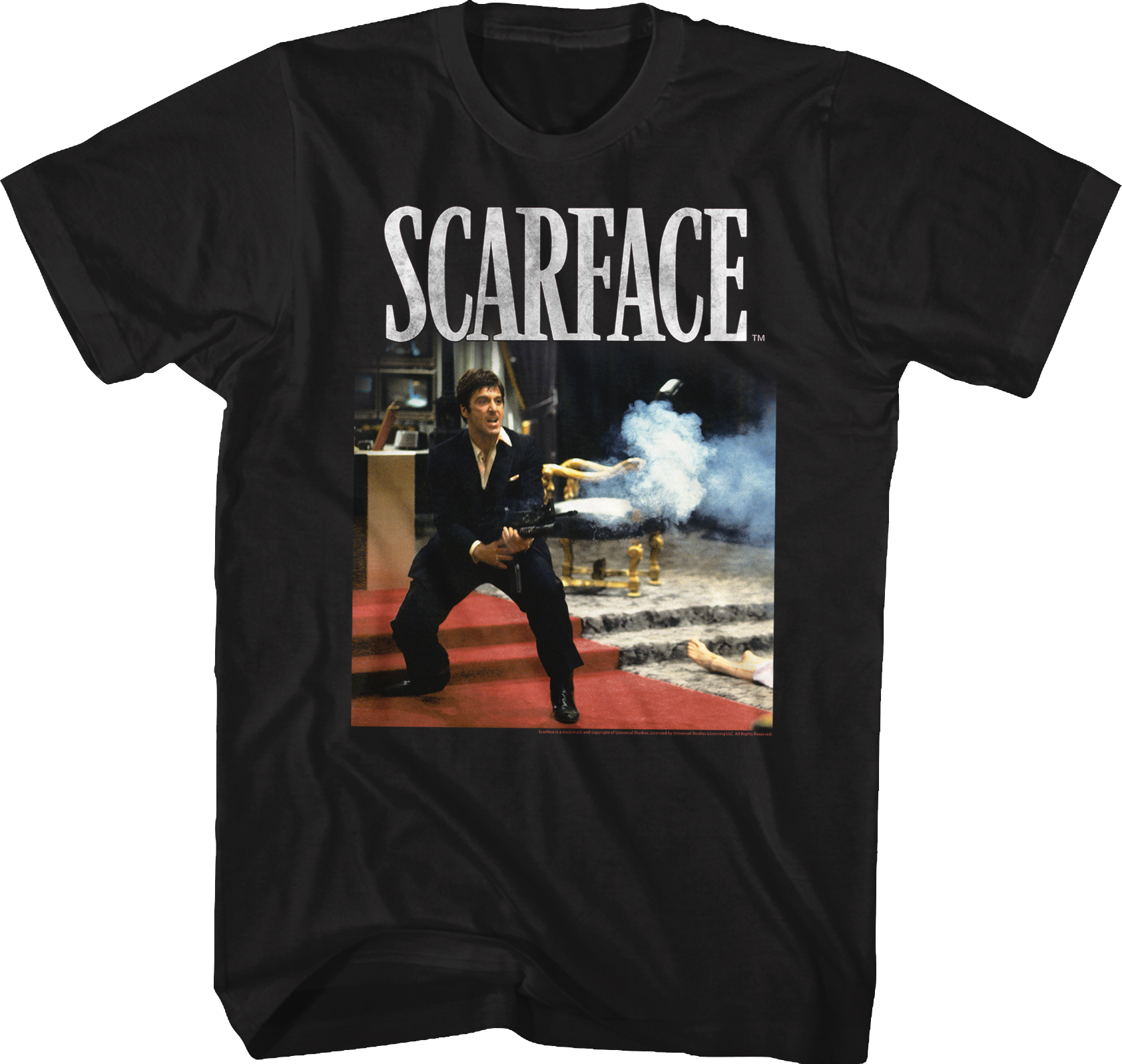 Tony Montana's Little Friend Scarface T-Shirt Hoodie, Sweatshirt | CiraTrend.com (Image 1)