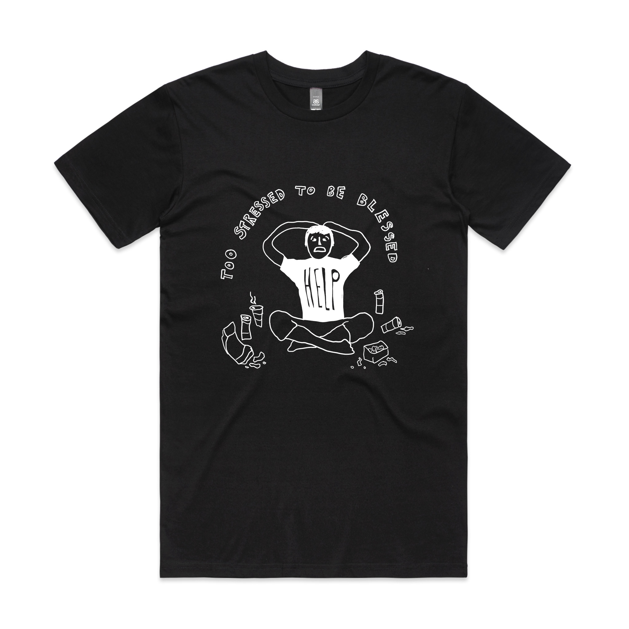 Too Stressed To Be Blessed Tee Hoodie, Sweatshirt | CiraTrend.com (Image 3)