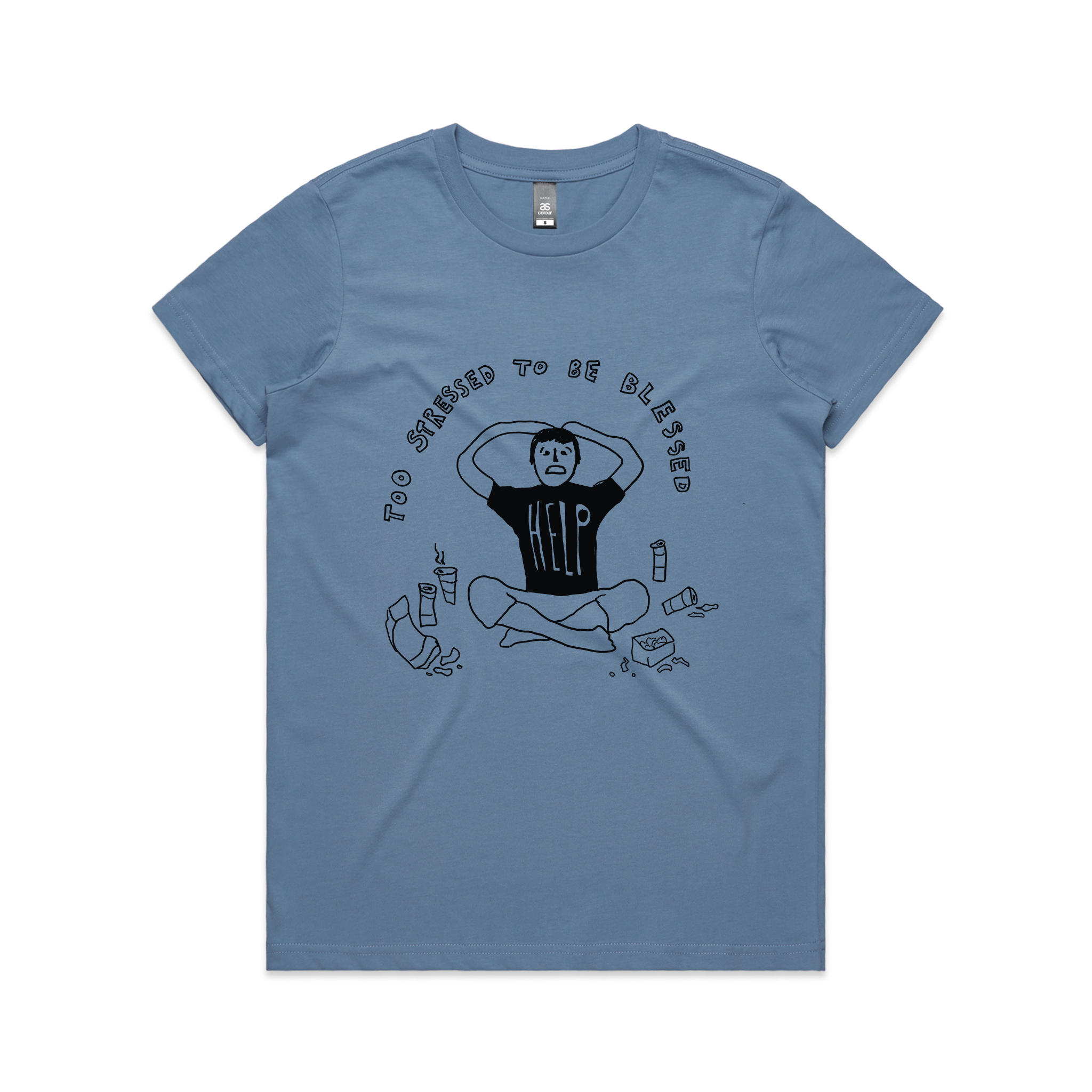 Too Stressed To Be Blessed Tee Hoodie, Sweatshirt | CiraTrend.com (Image 5)