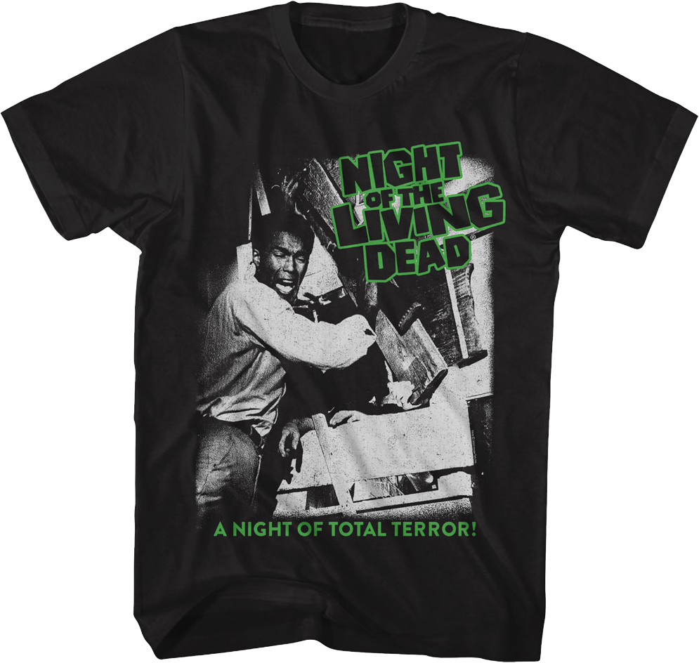 Total Terror Night Of The Living Dead T-Shirt Hoodie, Sweatshirt | CiraTrend.com (Image 1)