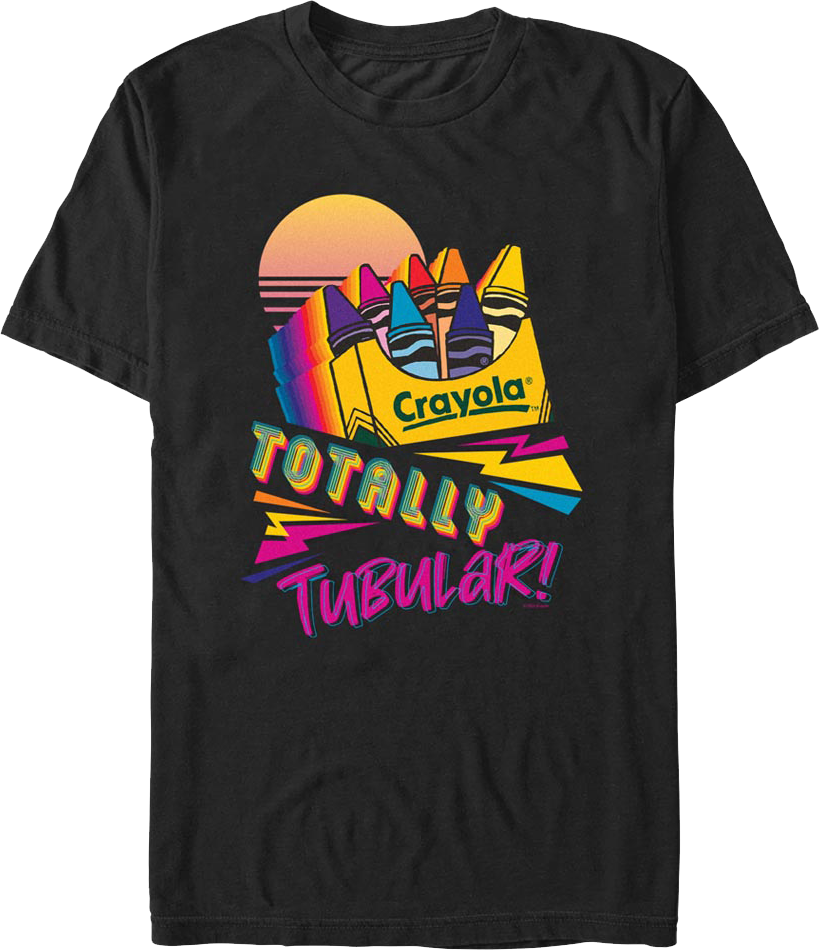 Totally Tubular Crayola T-Shirt Hoodie, Sweatshirt | CiraTrend.com (Image 1)