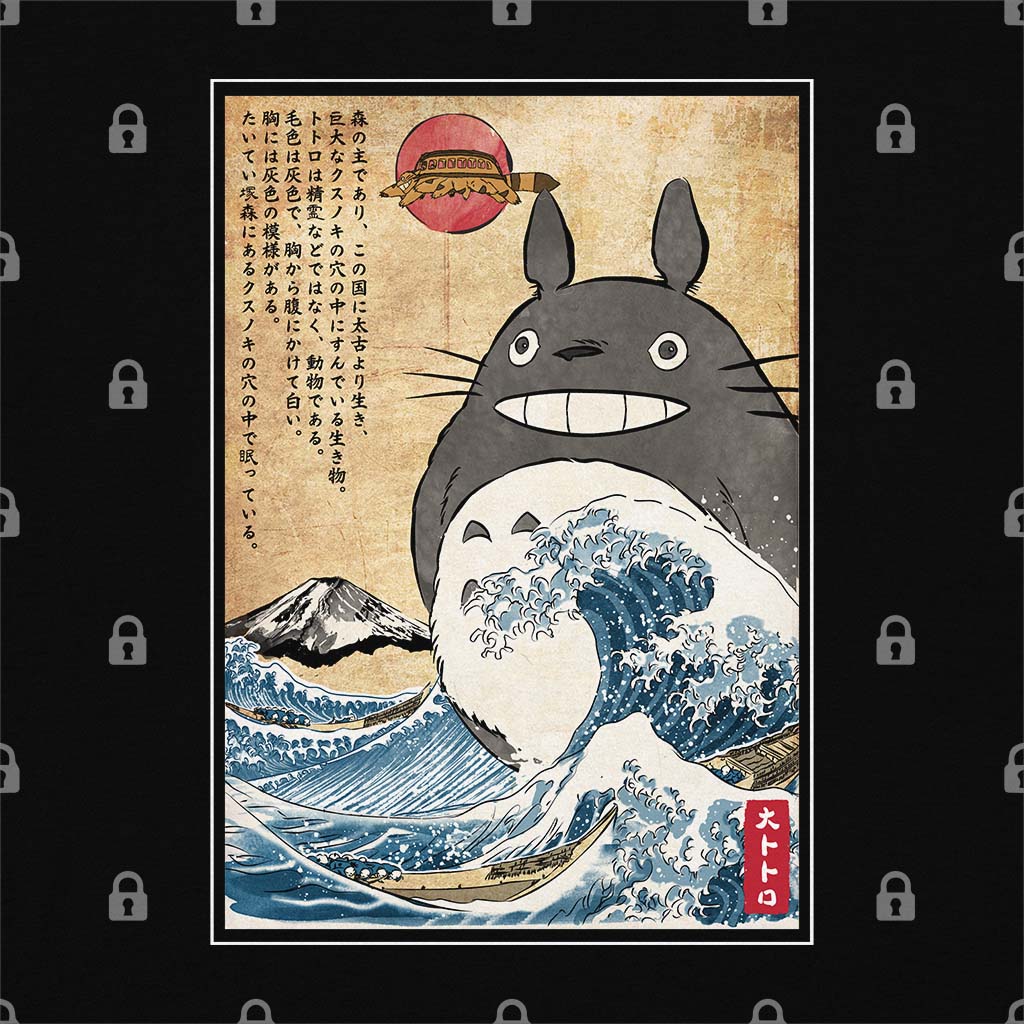 Totorozilla in Japan T-Shirt Hoodie, Sweatshirt | CiraTrend.com (Image 1)