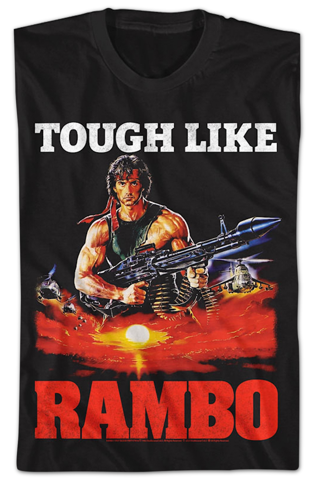 Tough Like Rambo T-Shirt Hoodie, Sweatshirt | CiraTrend.com (Image 2)