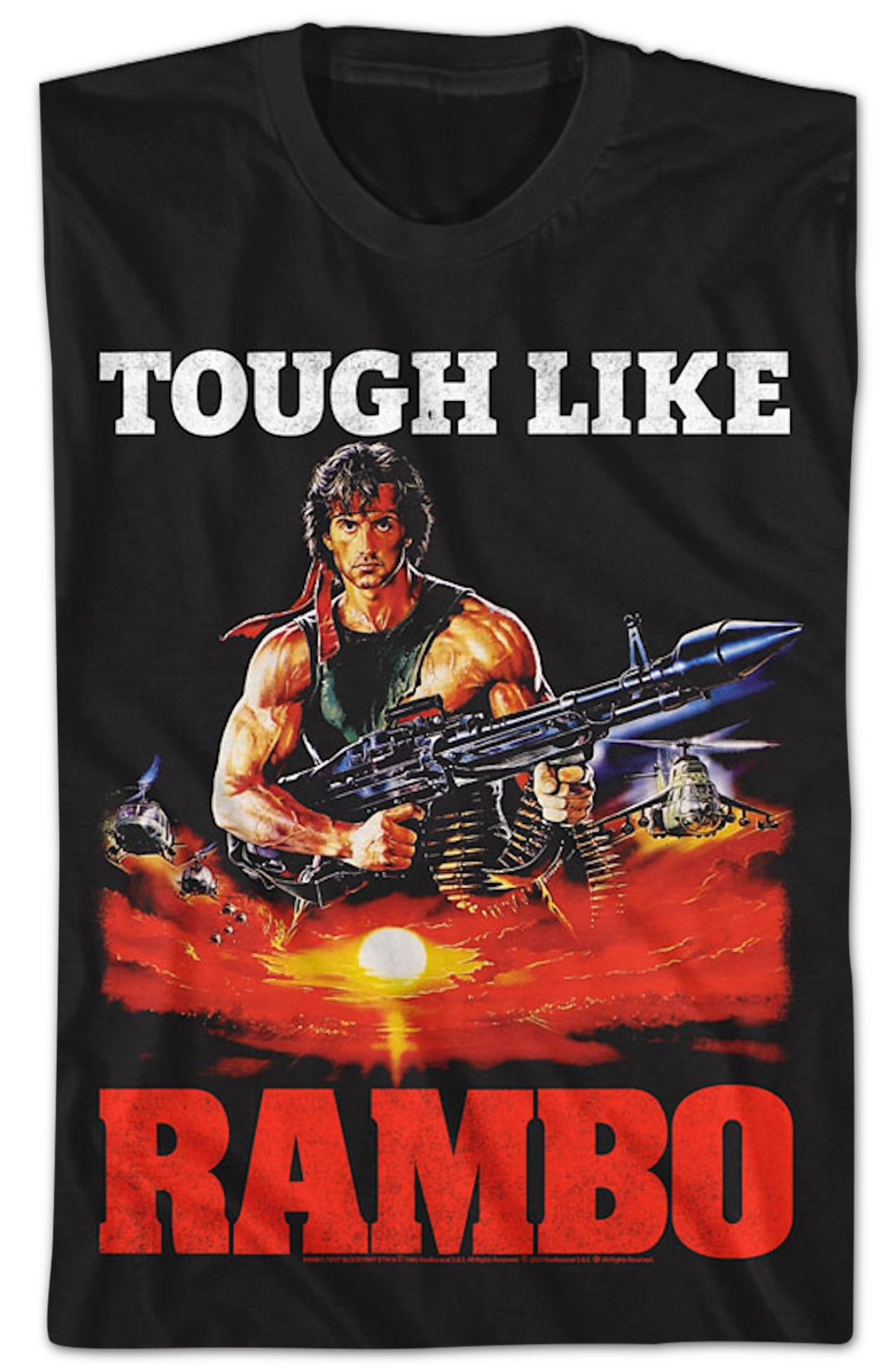 Tough Like Rambo T-Shirt Hoodie, Sweatshirt | CiraTrend.com (Image 2)