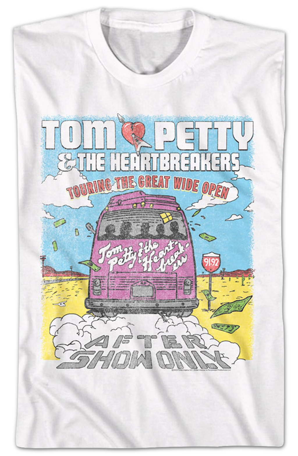 Touring The Great Wide Open Tom Petty & The Heartbreakers T-Shirt Hoodie, Sweatshirt | CiraTrend.com (Image 2)
