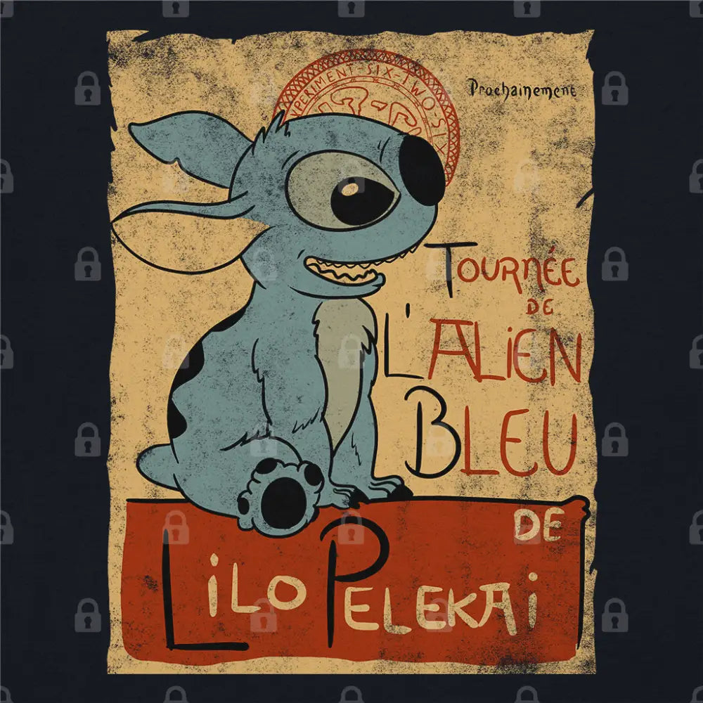 Tournee De L'Alien Bleu T-Shirts, Hoodie, Sweatshirt