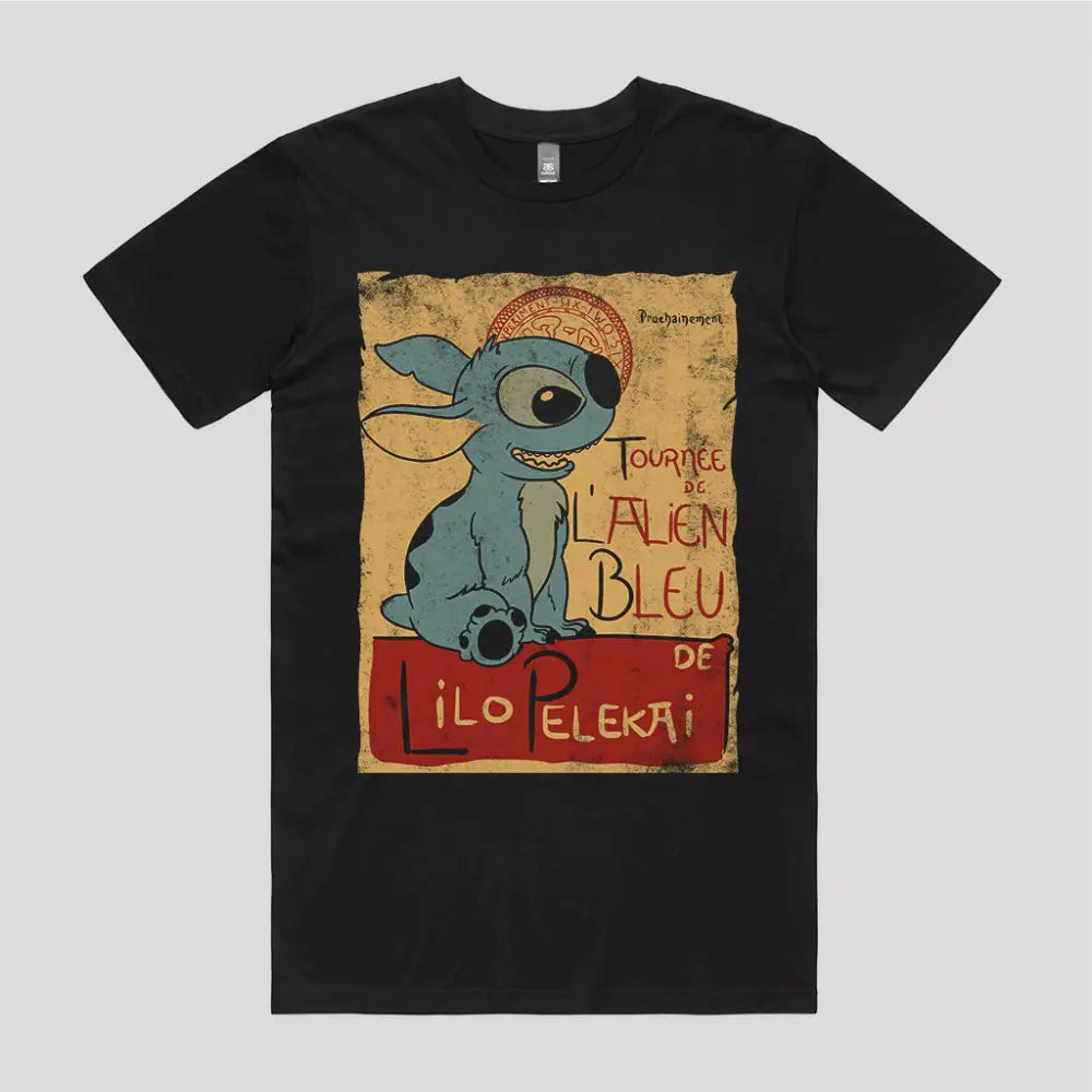 Tournee De L'Alien Bleu T-Shirts, Hoodie, Sweatshirt