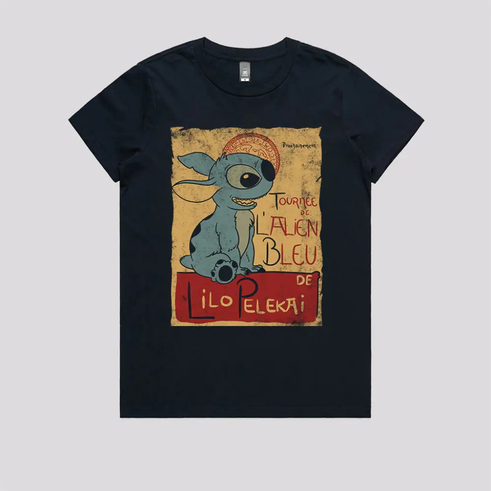 Tournee De L'Alien Bleu T-Shirts, Hoodie, Sweatshirt