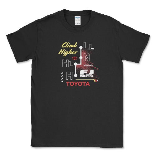 Toyota Men's Big and Tall FJ Cruiser T-shirt-Climb Higher Hoodie, Sweatshirt | CiraTrend.com (Image 1)
