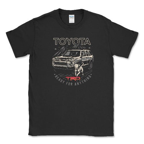 Toyota Men's Big and Tall 4Runner TRD Dog Lover Tee Hoodie, Sweatshirt | CiraTrend.com (Image 1)