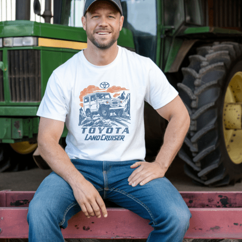 Toyota Men's Big and Tall Land Cruiser Off Road Shirt Hoodie, Sweatshirt | CiraTrend.com (Image 2)