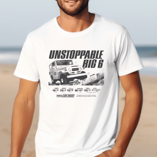 Toyota Men's Big and Tall Land Cruiser Vintage Tee-Off Road Legend Hoodie, Sweatshirt | CiraTrend.com (Image 2)