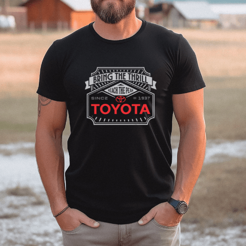 Toyota Men's Big and Tall Off-Road Bring the Thrill Shirt Hoodie, Sweatshirt | CiraTrend.com (Image 2)