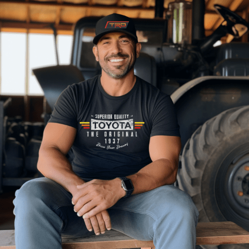 Toyota Men's Big and Tall Shirt-The Original Drive Your Dreams Hoodie, Sweatshirt | CiraTrend.com (Image 2)