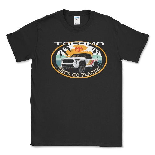 Toyota Men's Big and Tall  Tacoma "Let's Go Places" Tee Hoodie, Sweatshirt | CiraTrend.com (Image 3)