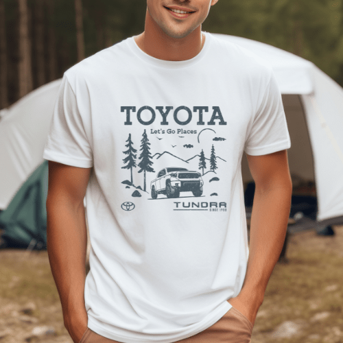 Toyota Men's Big and Tall Tundra Let's Go Places Tee Hoodie, Sweatshirt | CiraTrend.com (Image 2)