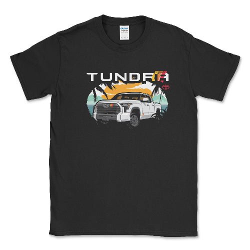 Toyota Men's Big and Tall Tundra Pick-Up Truck Beach Tee Hoodie, Sweatshirt | CiraTrend.com (Image 1)
