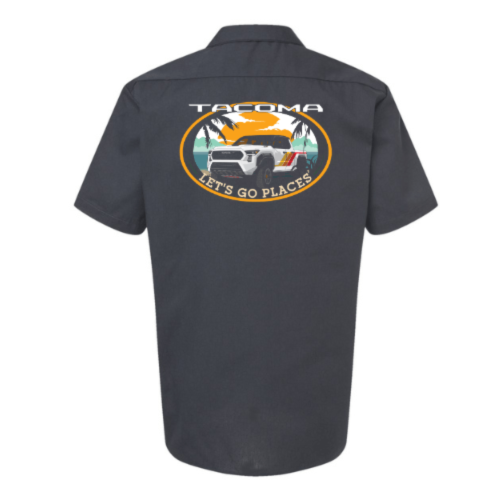 Toyota Tacoma Beach Lifestyle GearÃ¢â‚¬â€œDickies Men's Work Shirt Hoodie, Sweatshirt | CiraTrend.com (Image 1)