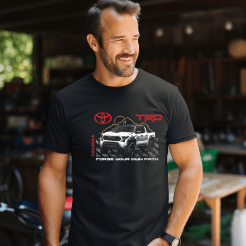 Toyota Tacoma Men's Big and Tall TRD Off Road T-shirt Hoodie, Sweatshirt | CiraTrend.com (Image 2)