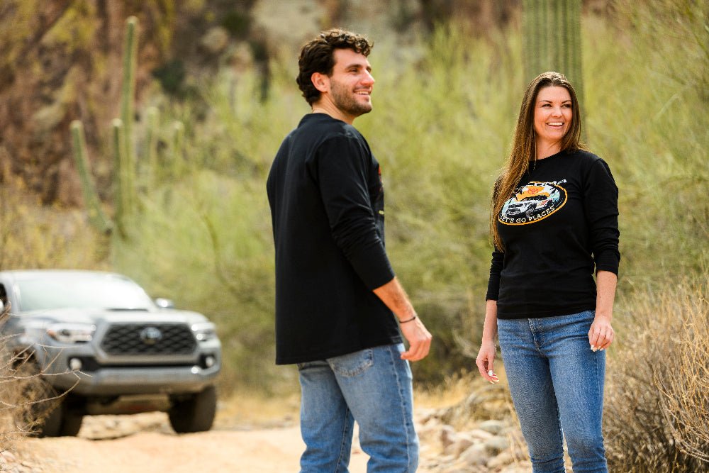 Toyota Tacoma Pick-Up Truck Let's Go Places Long Sleeve Tee Hoodie, Sweatshirt | CiraTrend.com (Image 2)