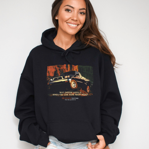 Toyota Tacoma Pick-Up Truck Retro Hoodie-Vintage Off Road T-Shirts, Sweatshirt | CiraTrend.com (Image 4)
