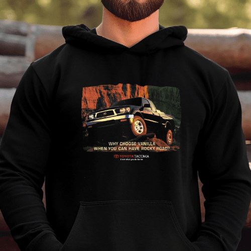 Toyota Tacoma Pick-Up Truck Retro Hoodie-Vintage Off Road T-Shirts, Sweatshirt | CiraTrend.com (Image 3)