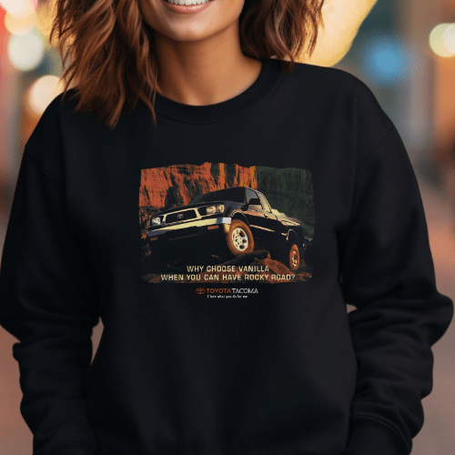 Toyota Tacoma Pick-Up Truck Retro Sweatshirt-Vintage Off Road T-Shirts, Hoodie | CiraTrend.com (Image 2)