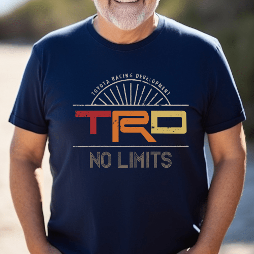 Toyota TRD Men's Big and Tall No Limit 4x4 T-shirt Hoodie, Sweatshirt | CiraTrend.com (Image 2)