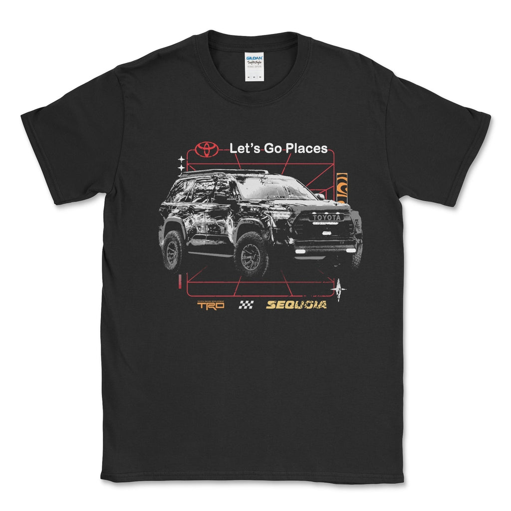 Toyota TRD Sequoia Let's Go Places 4x4 T-shirt Hoodie, Sweatshirt | CiraTrend.com (Image 1)