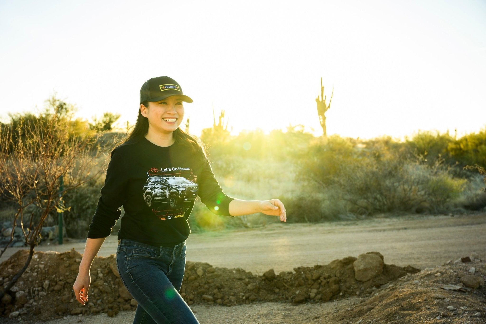 Toyota TRD Sequoia Let's Go Places Long Sleeve Tee Hoodie, Sweatshirt | CiraTrend.com (Image 2)
