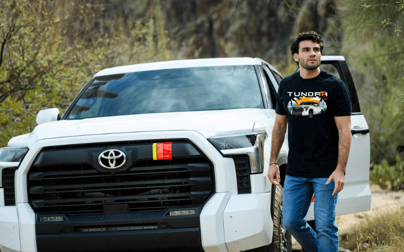 Toyota Men's Big and Tall Tundra Pick-Up Truck Beach Tee Hoodie, Sweatshirt | CiraTrend.com (Image 2)