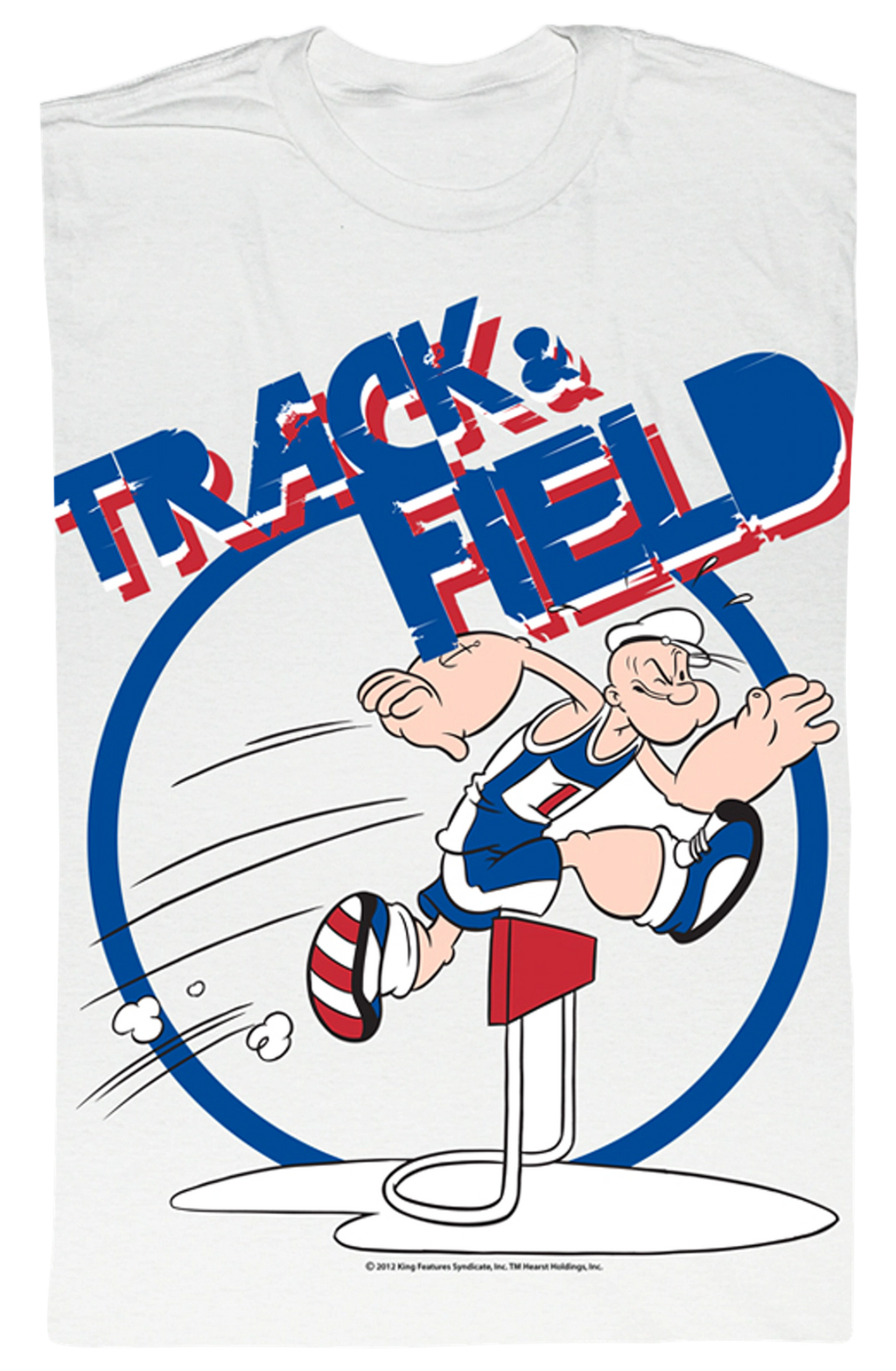 Track and Field Popeye T-Shirt Hoodie, Sweatshirt | CiraTrend.com (Image 2)