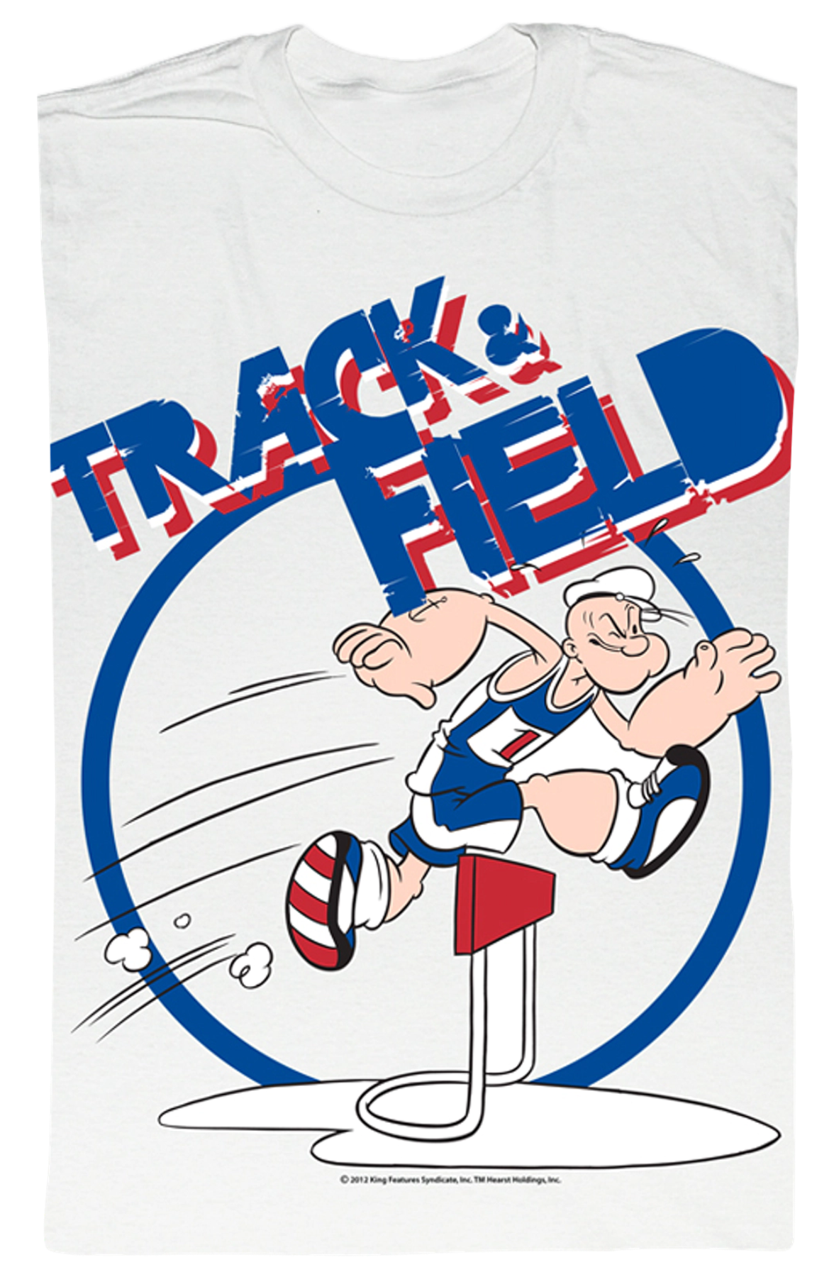 Track and Field Popeye T-Shirt Hoodie, Sweatshirt | CiraTrend.com (Image 2)