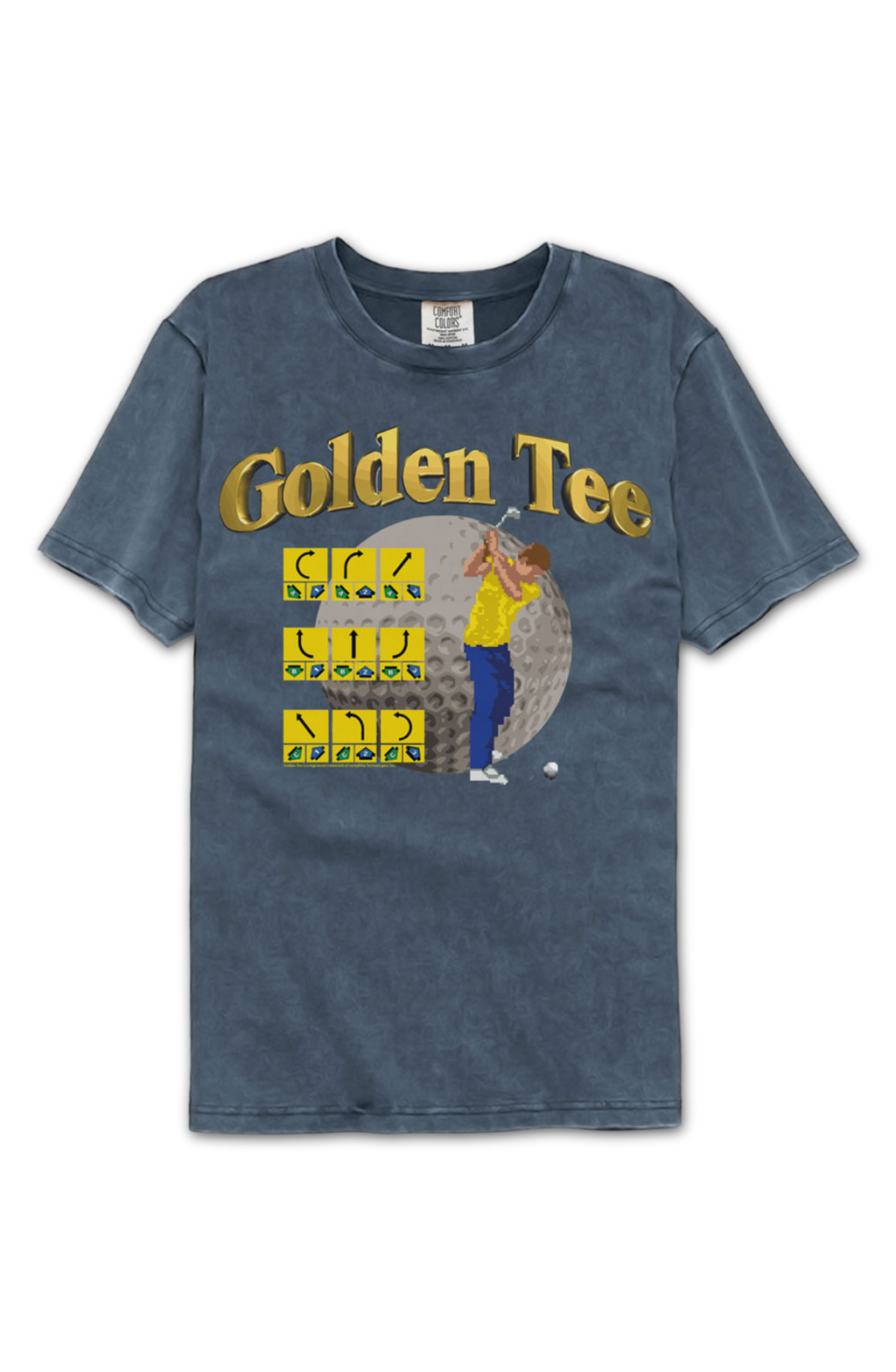 Trackball Control Golden Tee Golf Comfort Colors Brand T-Shirt Hoodie, Sweatshirt | CiraTrend.com (Image 2)